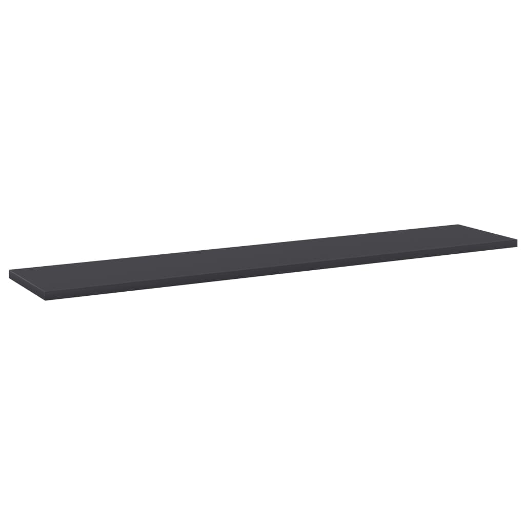 

vidaXL Wandschappen 8 st 100x20x1,5 cm spaanplaat grijs