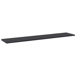 vidaXL Panneaux de biblioth&egrave;que 8 pcs Gris 100x20x1,5 cm Agglom&eacute;r&eacute;