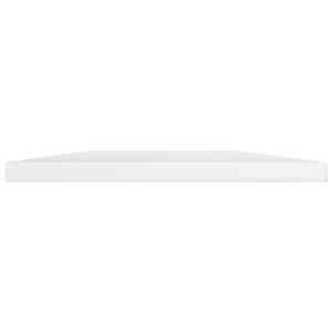 Přídavné police 8 ks bílé vysoký lesk 100x20x1,5 cm dřevotříska - obrázek 3