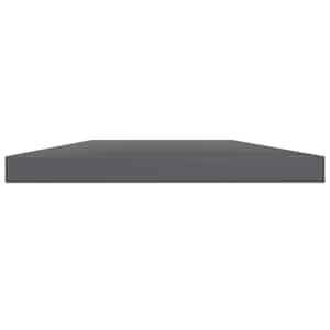 Přídavné police 4 ks šedé vysoký lesk 100x20x1,5 cm dřevotříska - obrázek 3