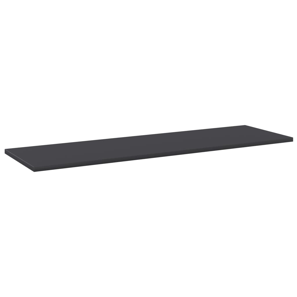 

vidaXL Wandschappen 4 st 100x30x1,5 cm spaanplaat grijs