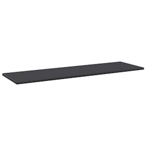 Přídavné police 4 ks šedé 100 x 30 x 1,5 cm dřevotříska - obrázek 2