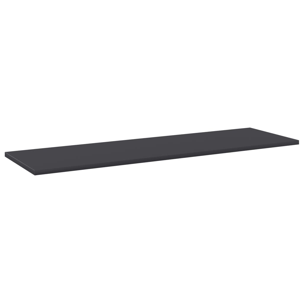 

vidaXL Wandschappen 8 st 100x30x1,5 cm spaanplaat grijs