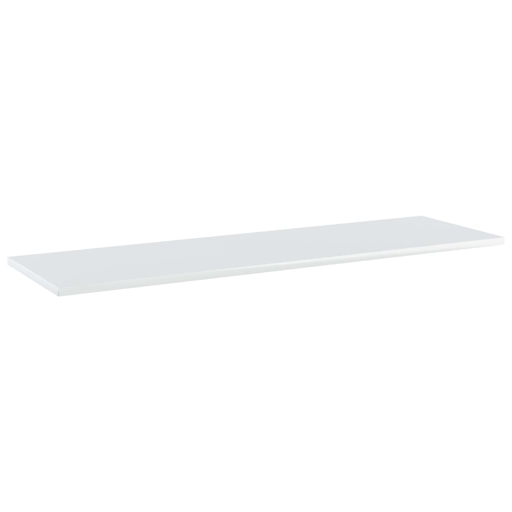 

vidaXL Wandschappen 4 st 100x30x1,5 cm spaanplaat hoogglans wit