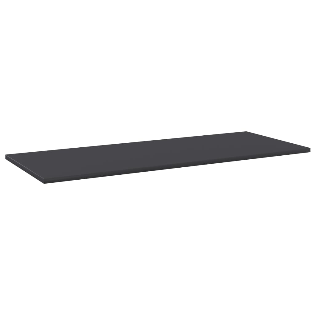 

vidaXL Wandschappen 4 st 100x40x1,5 cm spaanplaat grijs