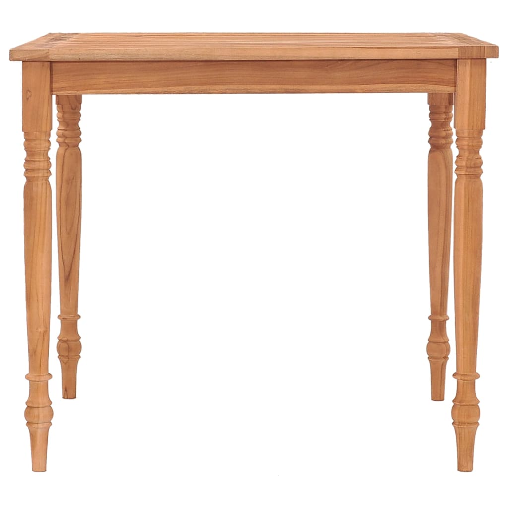 

vidaXL Tafel Batavia 85x85x75 cm massief teakhout