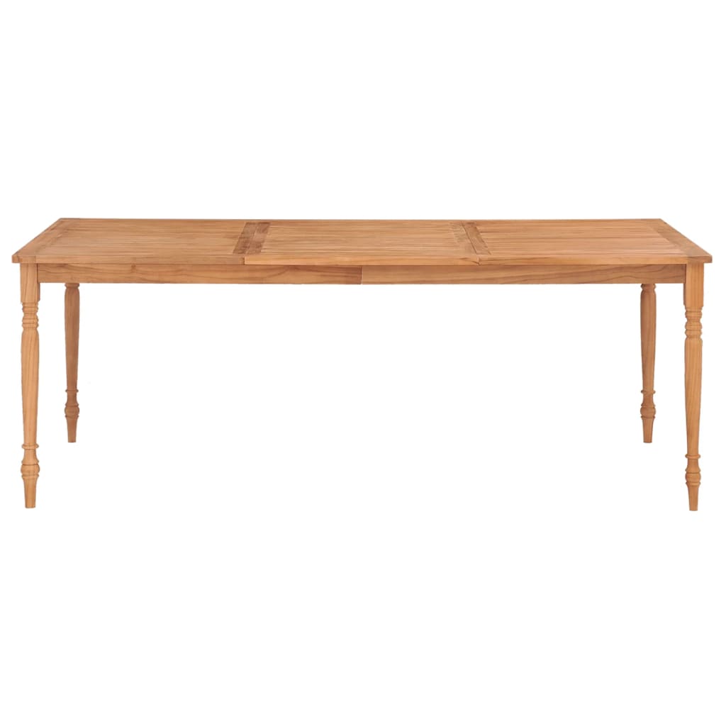 

vidaXL Tafel Batavia 200x100x75 cm massief teakhout