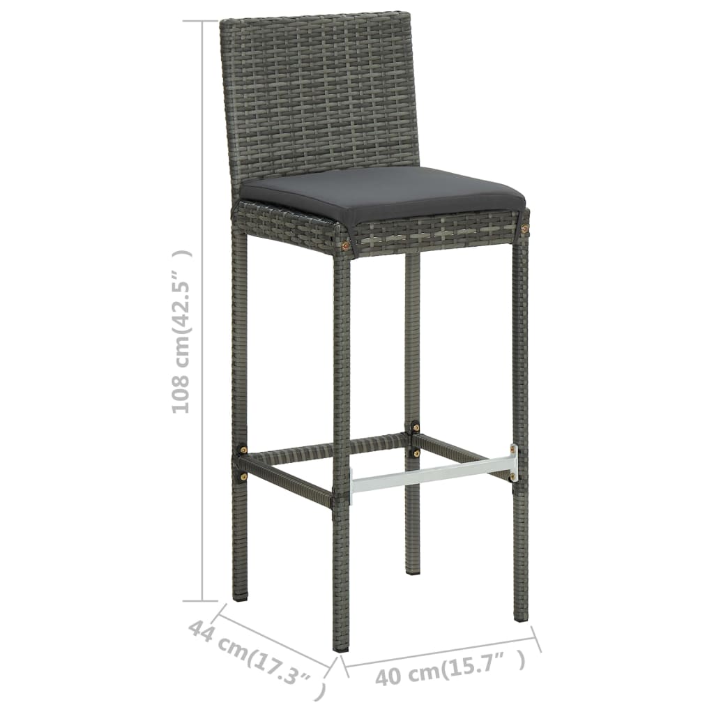 2 / Grå / 60.5 cm bordlængde - Billede 13