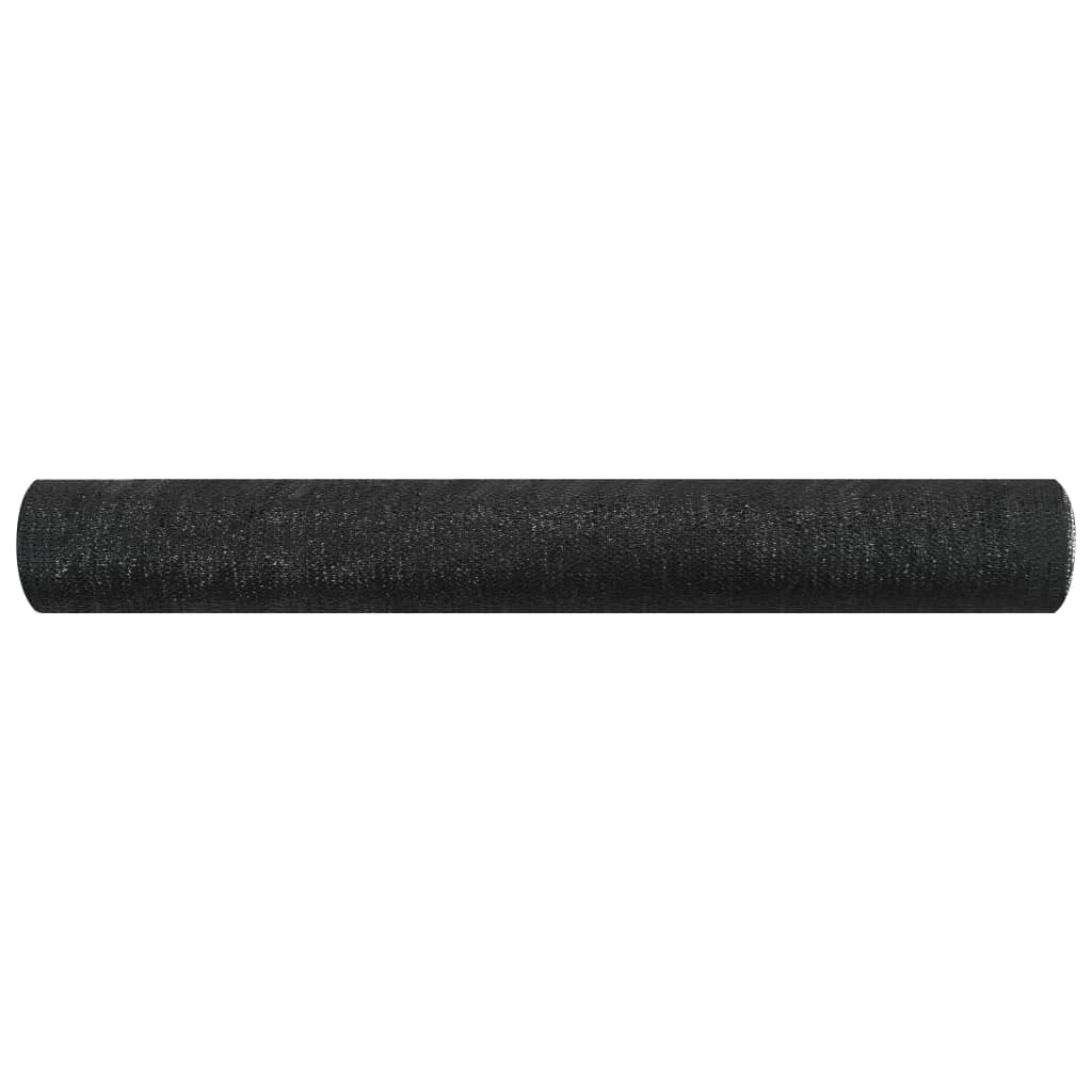 

vidaXL Privacynet 75 g/m² 1,5x50 m HDPE zwart