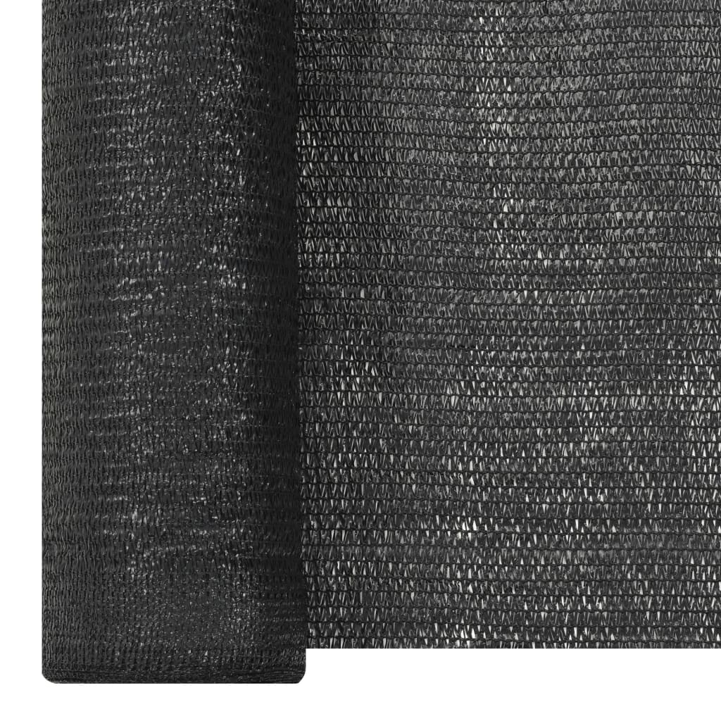 Thumbnail - vidaXL Zaunblende Schwarz 3,6x50 m HDPE 150 g/m²