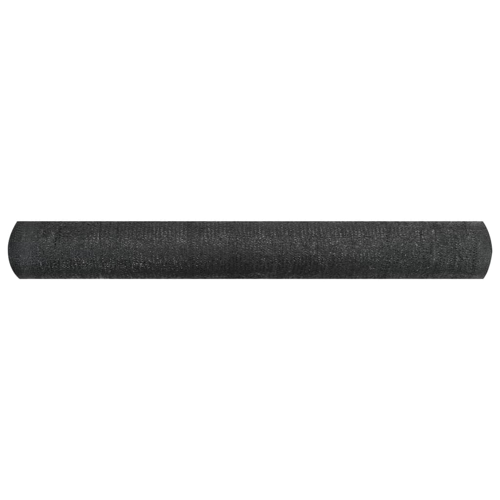 vidaXL Stínící tkanina černá 1,2 x 50 m HDPE 195 g/m²
