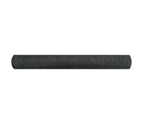 vidaXL Zaunblende Schwarz 1,8x25 m HDPE 195 g/m²