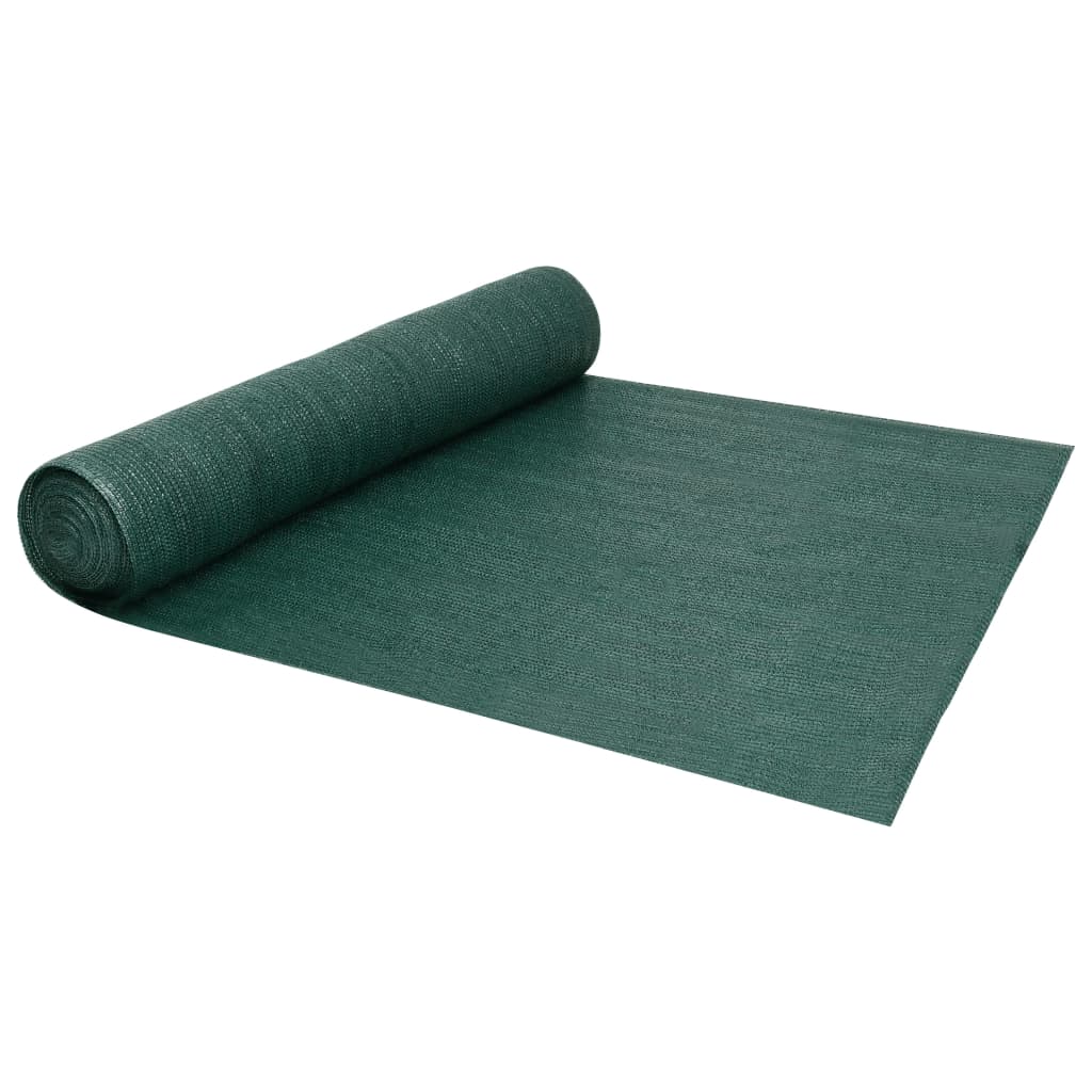 vidaXL Stínící tkanina zelená 2 x 25 m HDPE 195 g/m²