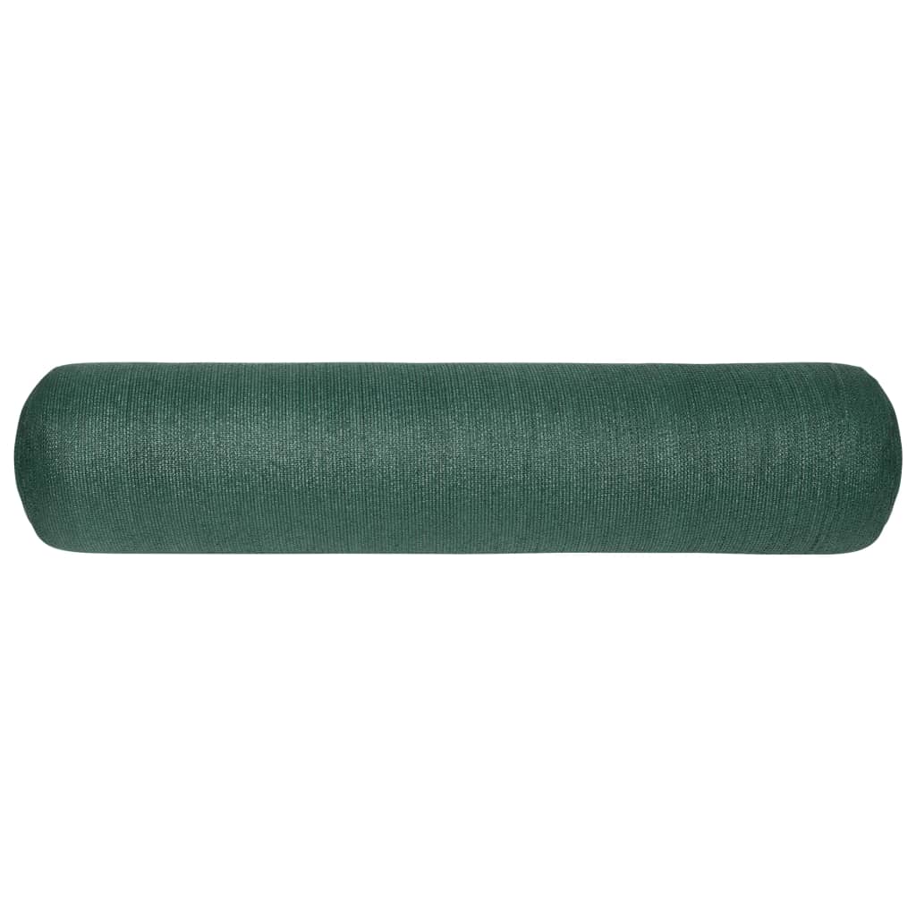 vidaXL Red de privacidad HDPE verde 2x50 m 195 g/m²