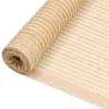 vidaXL privaatsusv&otilde;rk, beež, 1,2 x 10 m, HDPE, 150 g/m&sup2;