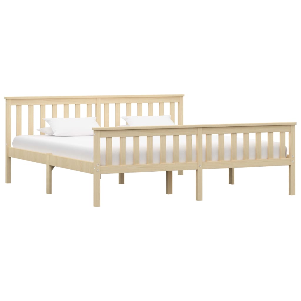 

vidaXL Bedframe met 2 lades massief grenenhout 180x200 cm