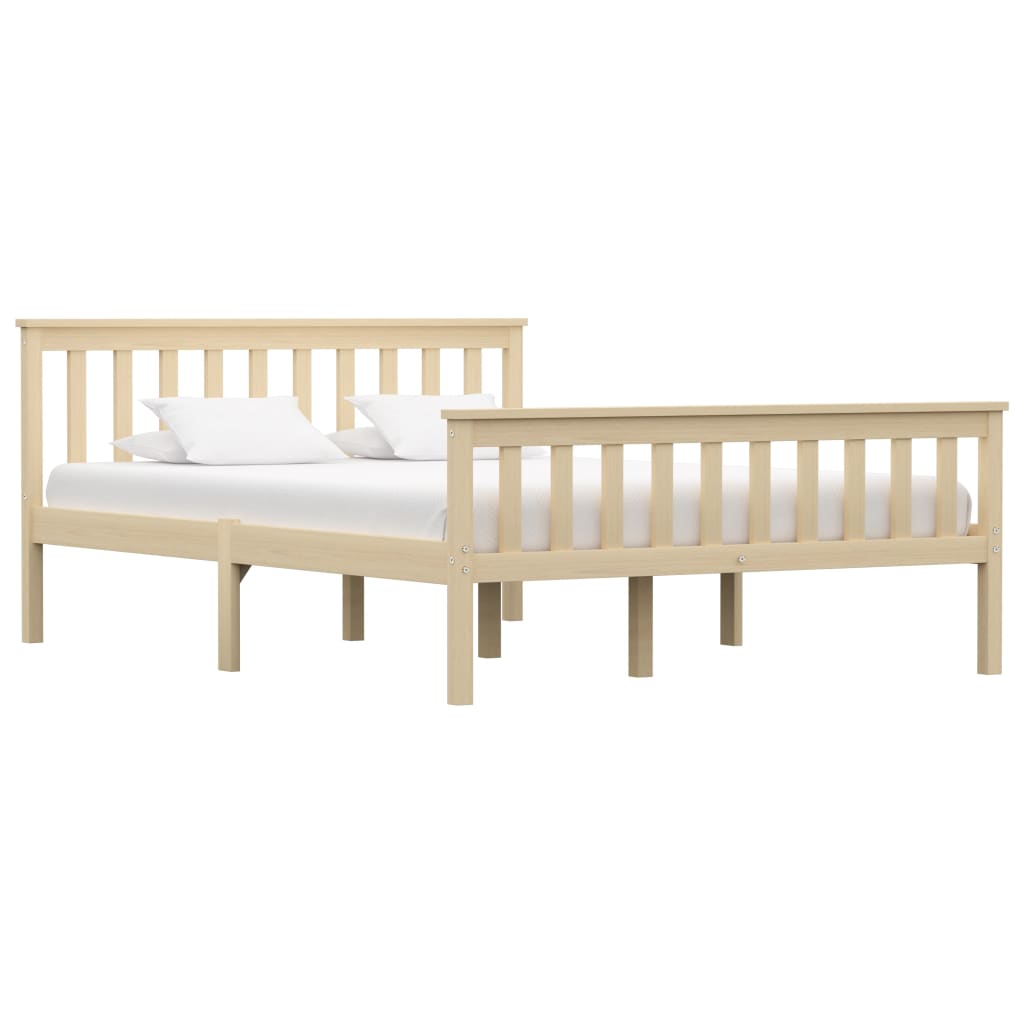 

vidaXL Bedframe met 4 lades massief grenenhout 140x200 cm