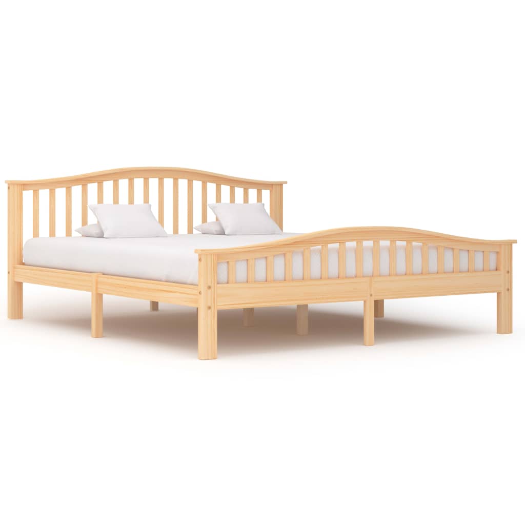 

vidaXL Bedframe met 2 lades massief grenenhout 180x200 cm