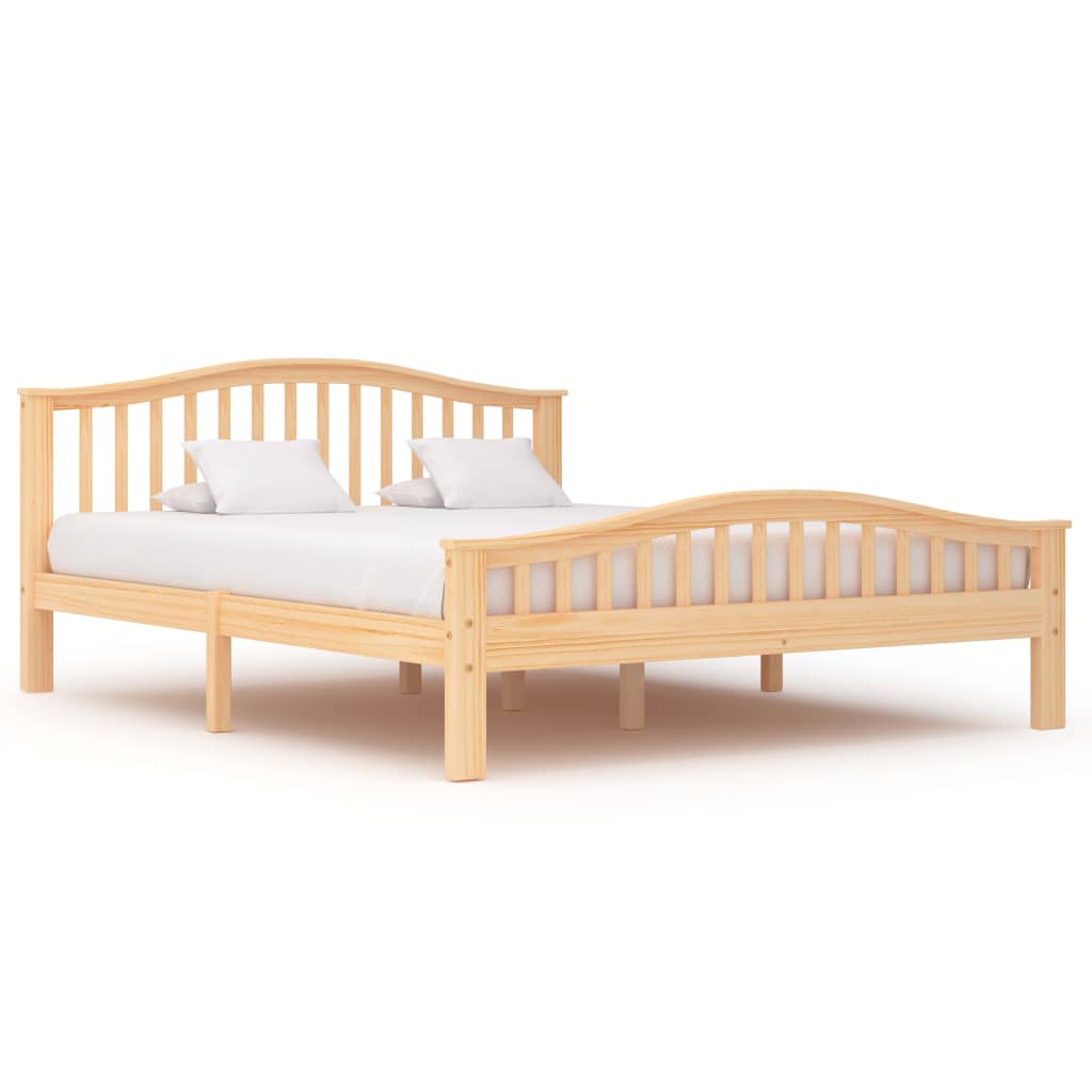 

vidaXL Bedframe met 4 lades massief grenenhout 160x200 cm