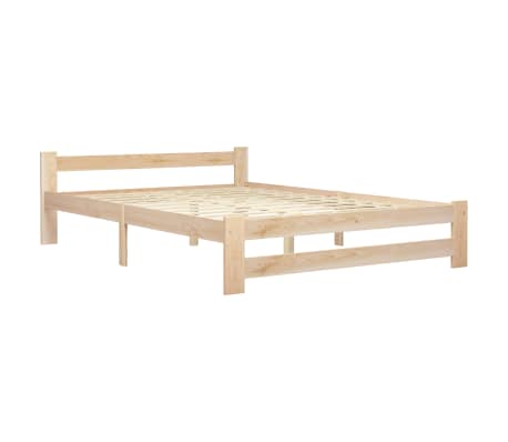 vidaXL Cadre de lit avec 4 tiroirs Bois de pin massif 140x200 cm