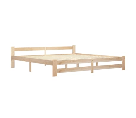 vidaXL Cadre de lit avec 4 tiroirs Bois de pin massif 200x200 cm