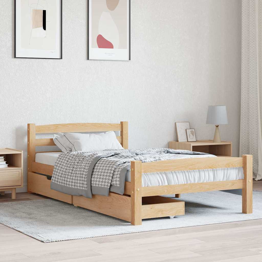 Bed Frame without Mattress Solid Wood — photo 1 of 10