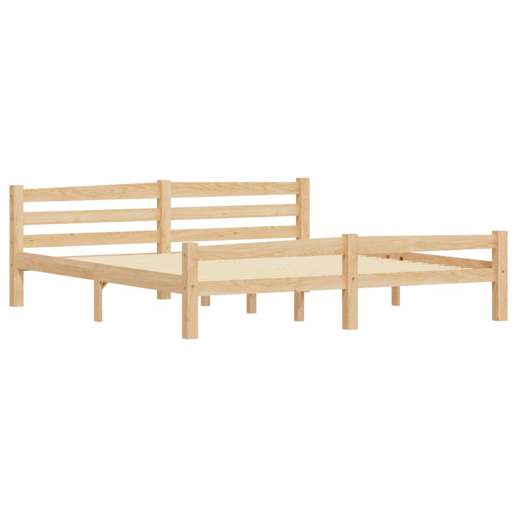 

vidaXL Bedframe met 2 lades massief grenenhout 180x200 cm