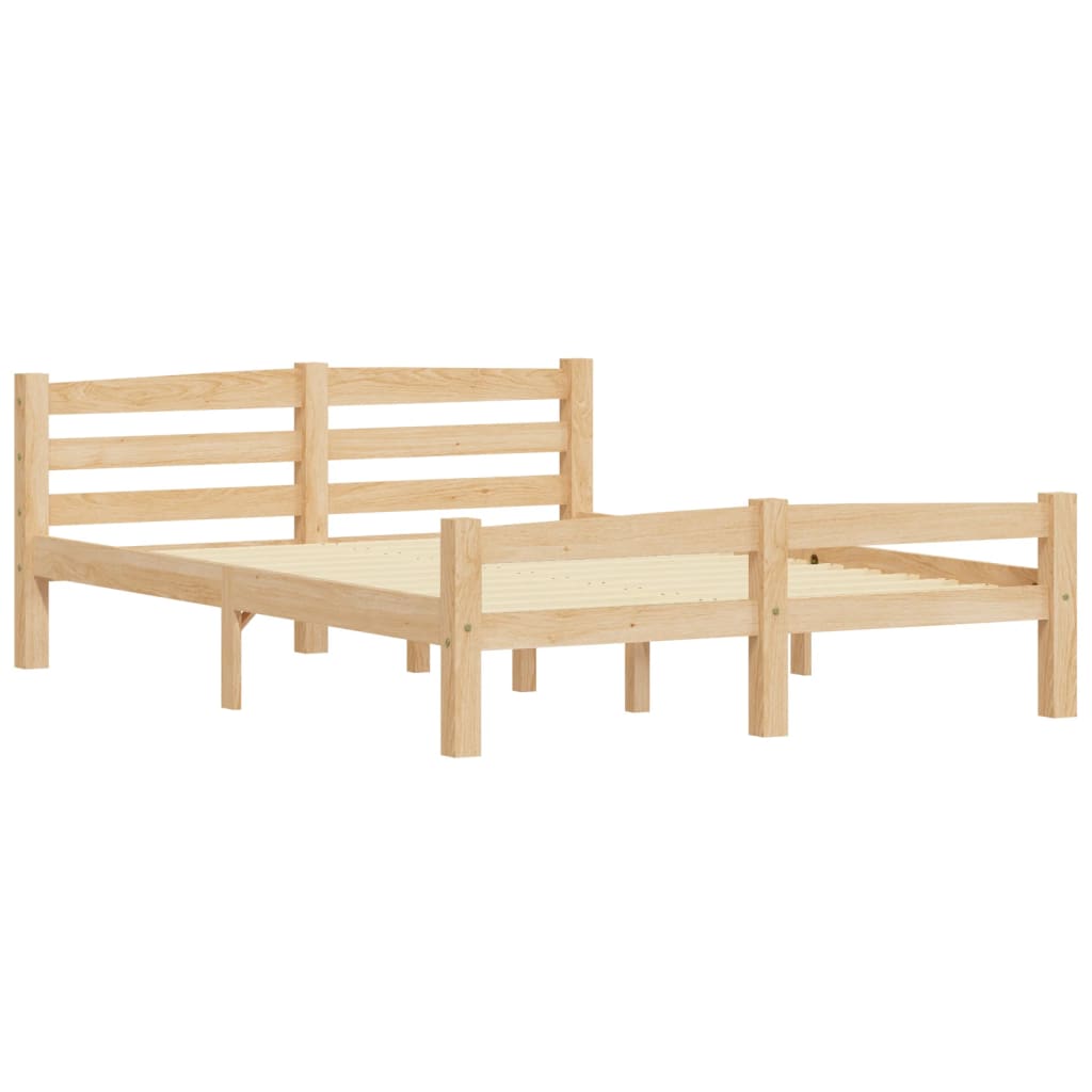 

vidaXL Bedframe met 4 lades massief grenenhout 140x200 cm