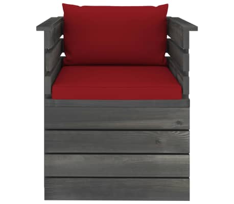 vidaXL aia tugitool istmepatjadega männipuit