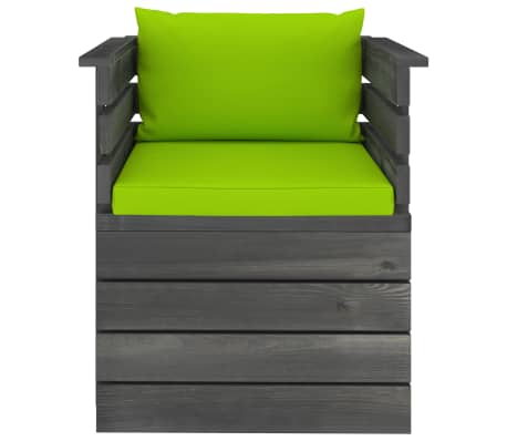 vidaXL aia tugitool istmepatjadega männipuit