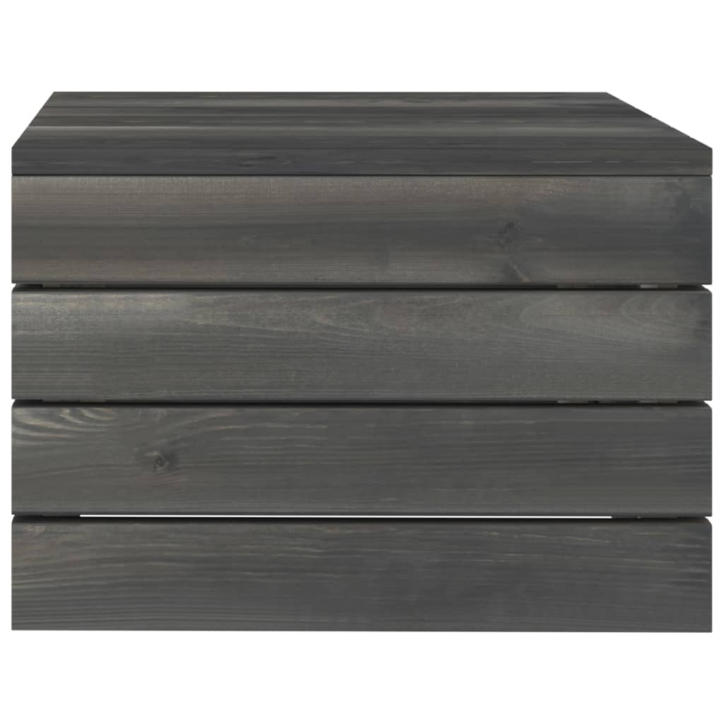Set mobilier grădină paleți, 9 piese, cu perne, lemn masiv pin