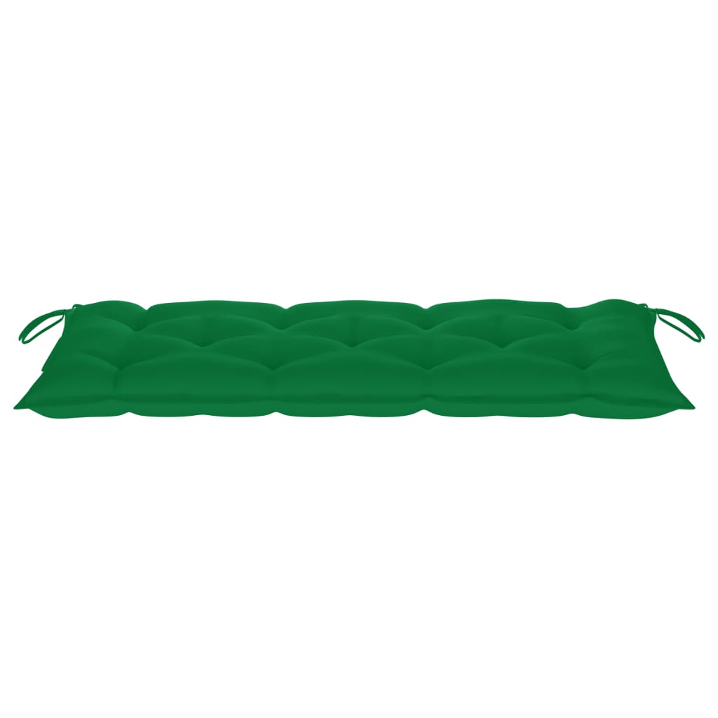 Tömör tíkfa Batavia pad zöld párnával 120 cm 