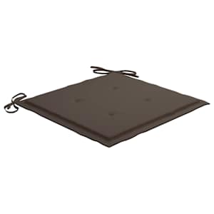 Zahradní židle 4 ks taupe podušky masivní teak - obrázek 8
