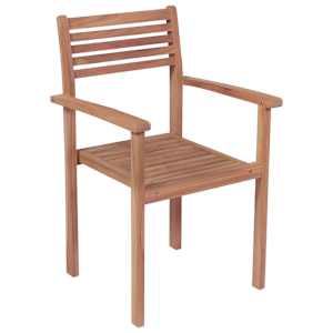 Zahradní židle 4 ks vínové podušky masivní teak - obrázek 7