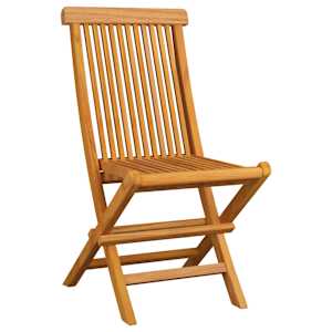 Zahradní židle s béžovými poduškami 2 ks masivní teak - obrázek 3