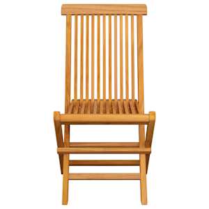 Zahradní židle s béžovými poduškami 2 ks masivní teak - obrázek 4