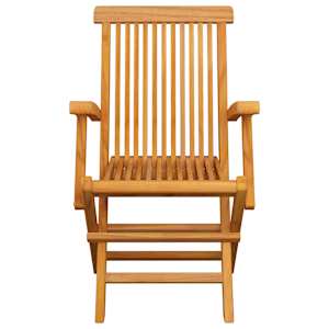Zahradní židle s antracitovými poduškami 3 ks masivní teak - obrázek 4