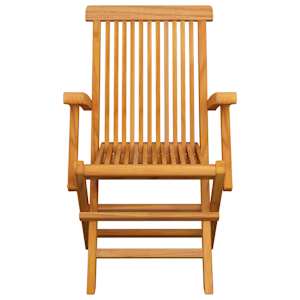 Zahradní židle s vínovými poduškami 3 ks masivní teak - obrázek 8