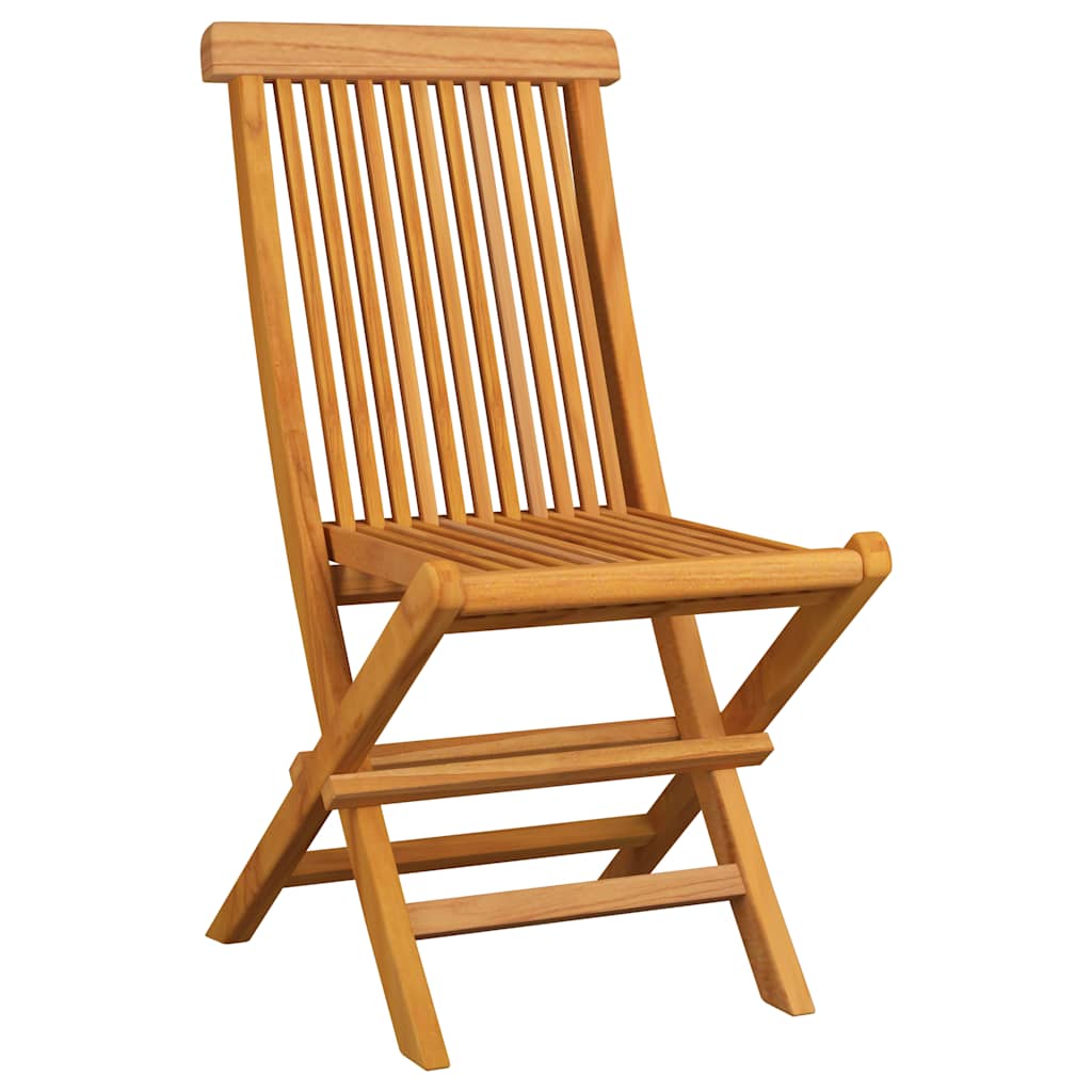 Thumbnail - vidaXL Gartenstühle mit Taupe Kissen 4 Stk. Teak Massivholz