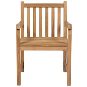 Zahradní židle 2 ks s taupe poduškami masivní teak - obrázek 3