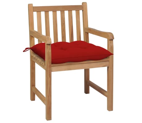 vidaXL 2 db t&ouml;m&ouml;r t&iacute;kfa kerti sz&eacute;k piros p&aacute;rn&aacute;val