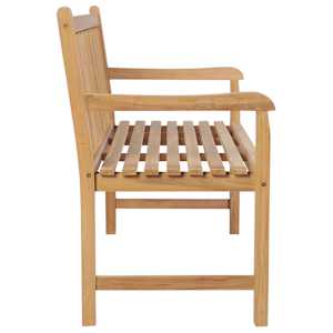 Zahradní lavice s jasně zelenou poduškou 175 cm masivní teak - obrázek 4