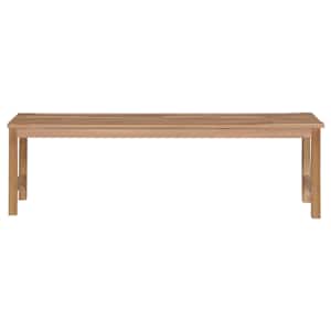 Zahradní lavice s antracitovou poduškou 150 cm masivní teak - obrázek 7