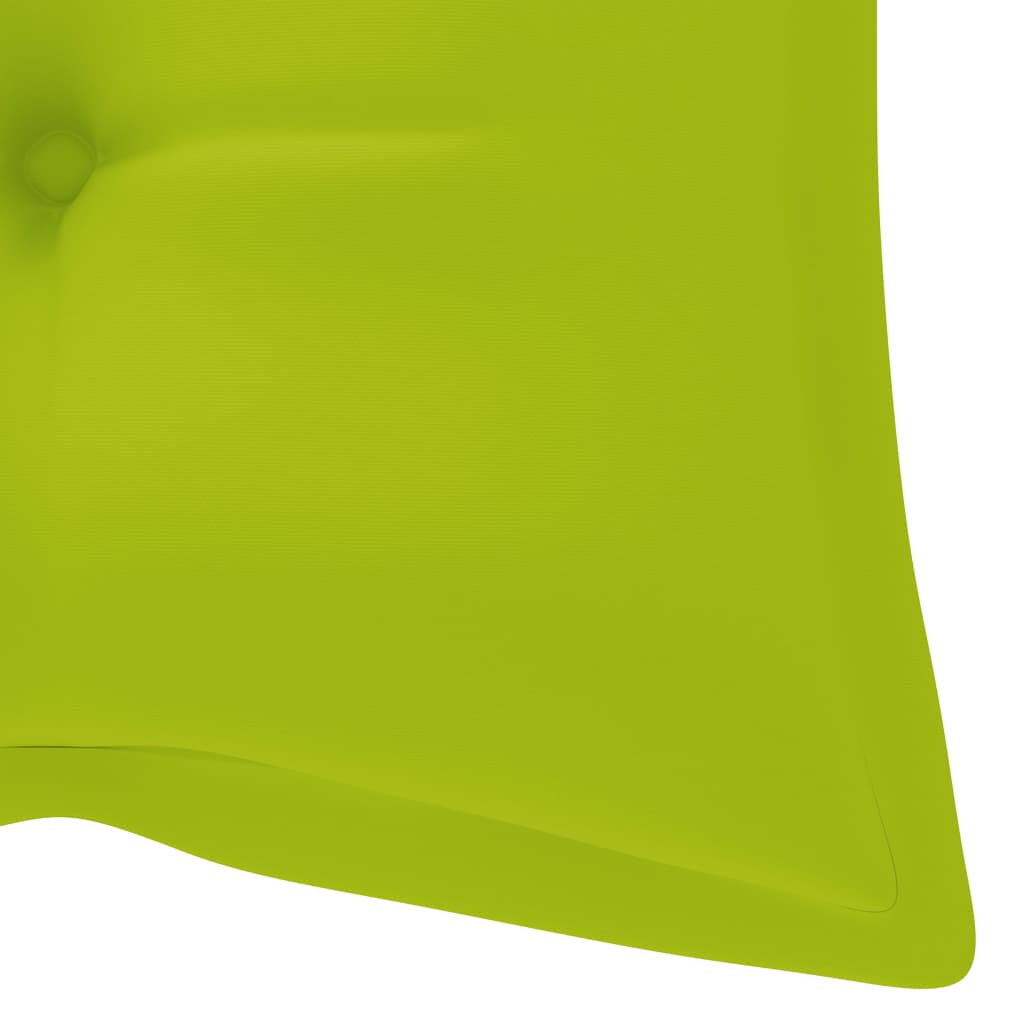 Supamas suoliukas su šviesiai žalia pagalvėle, 120cm, tikmedis | Stepinfit
