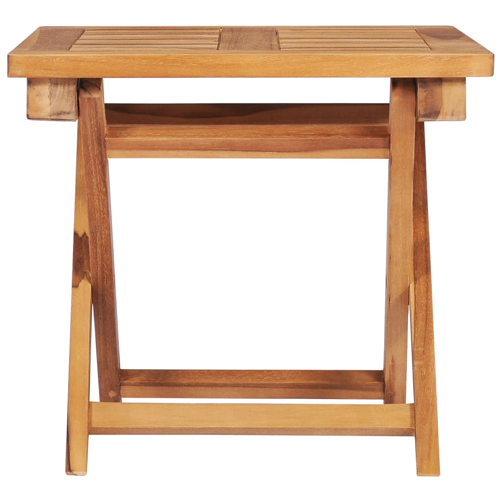 Ligbed met tafel en kussen massief teakhout image 13