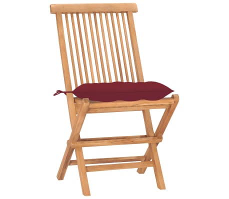 vidaXL Sulankstomas lauko komplektas su pagalvėmis, 3 dalių, tikmedis