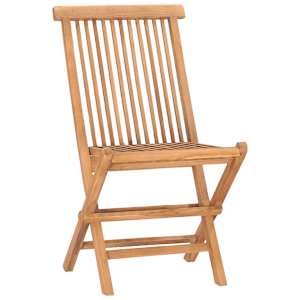3dílný skládací zahradní jídelní set s poduškou masivní teak - obrázek 4