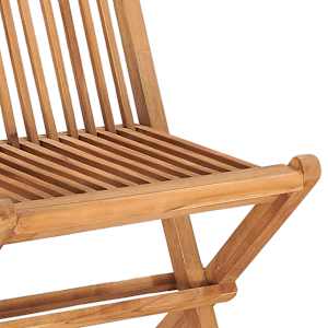 3dílný skládací zahradní jídelní set s poduškou masivní teak - obrázek 5