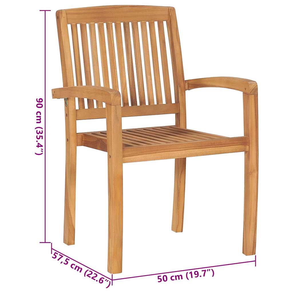 Tuinstoelen 2 st met heldergroene kussens massief teakhout image 13