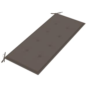 Stohovatelná zahradní lavice s poduškou 128,5 cm masivní teak - obrázek 6